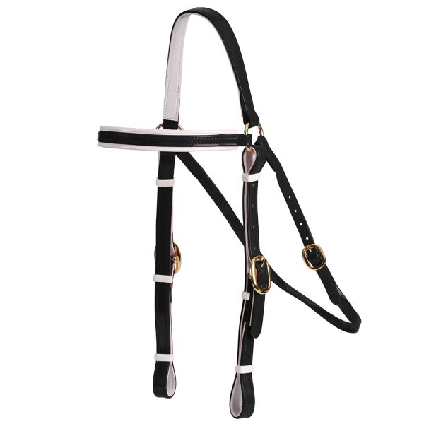 Horse Sense Barcoo Bridle Head - Brass Fittings