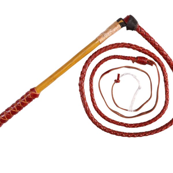 Stockmaster Redhide Stockwhip - 4 Plait